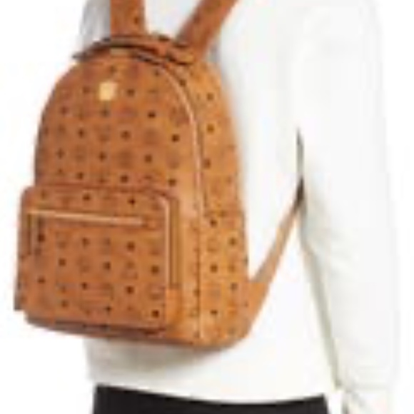 MCM Stark 40 Visetos Backpack - Picture 1 of 8